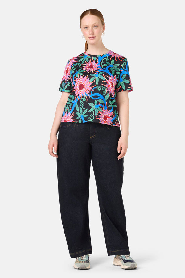 Gorman - Passion Flower Classic Tee - print