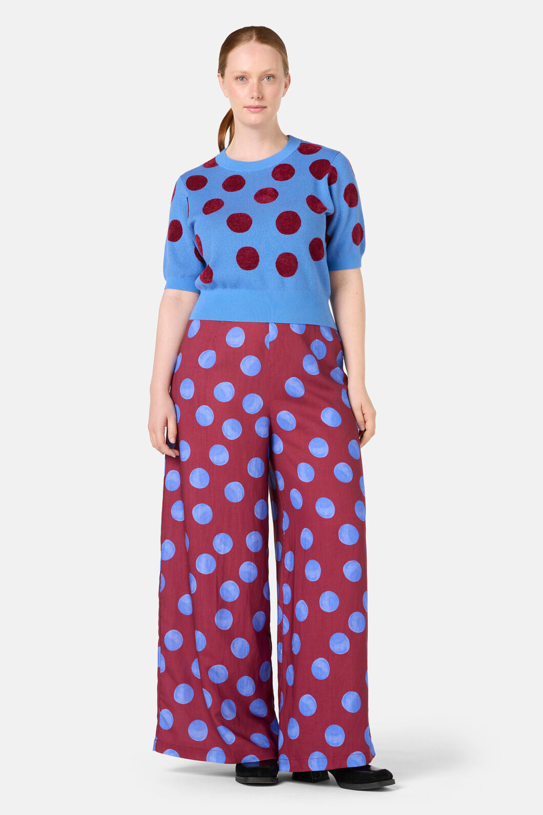 Gorman - On The Dot Knit Top - blue