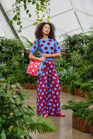 Gorman - On The Dot Wide Pants - wine