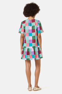 Gorman - Sunspill Check Ruffle Dress - print