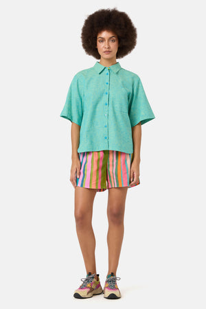 Gorman - Raw Coast Oversized Shirt - turquoise