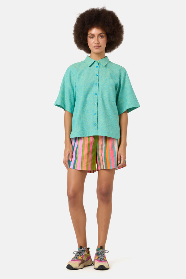 Gorman - Raw Coast Oversized Shirt - turquoise