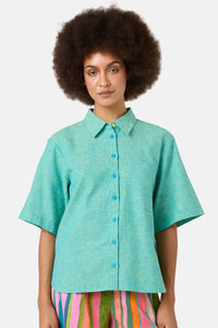 Gorman - Raw Coast Oversized Shirt - turquoise
