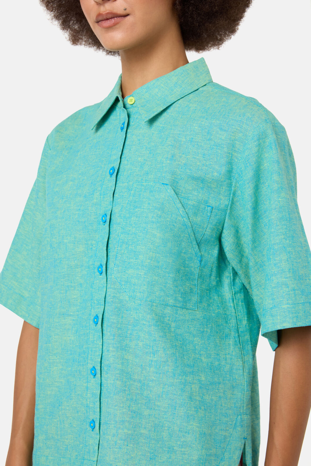 Gorman - Raw Coast Oversized Shirt - turquoise