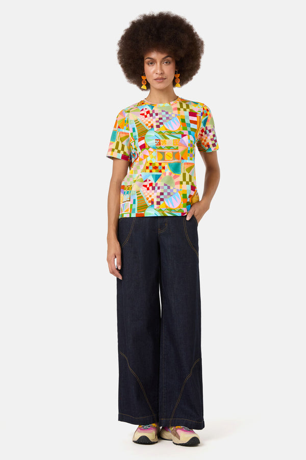 Gorman - Sunspill Classic Tee - print
