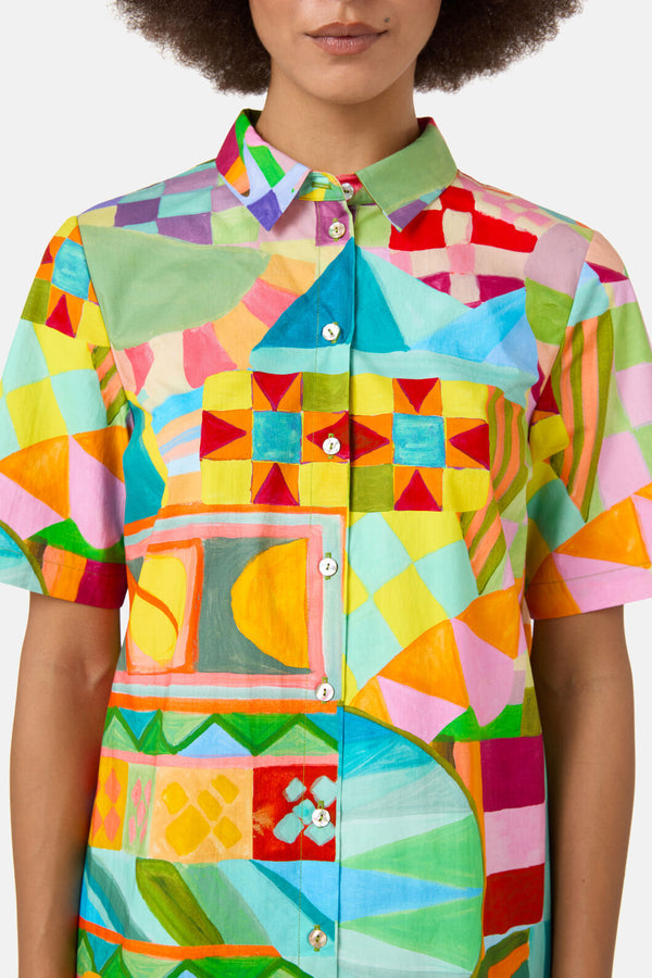 Gorman - Sunspill Shirt Dress - print