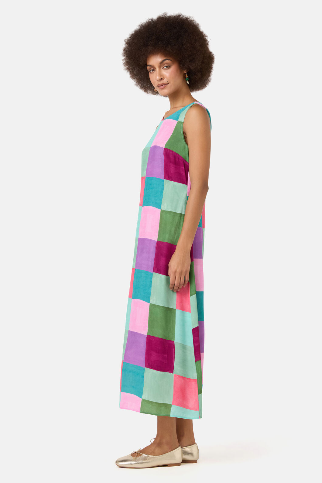 Gorman - Sunspill Check Party Dress - print