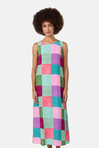 Gorman - Sunspill Check Party Dress - print