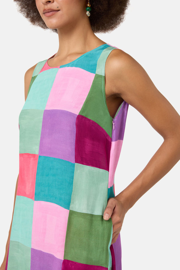 Gorman - Sunspill Check Party Dress - print