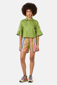 Gorman - Sunspill Embroidered Shirt - green