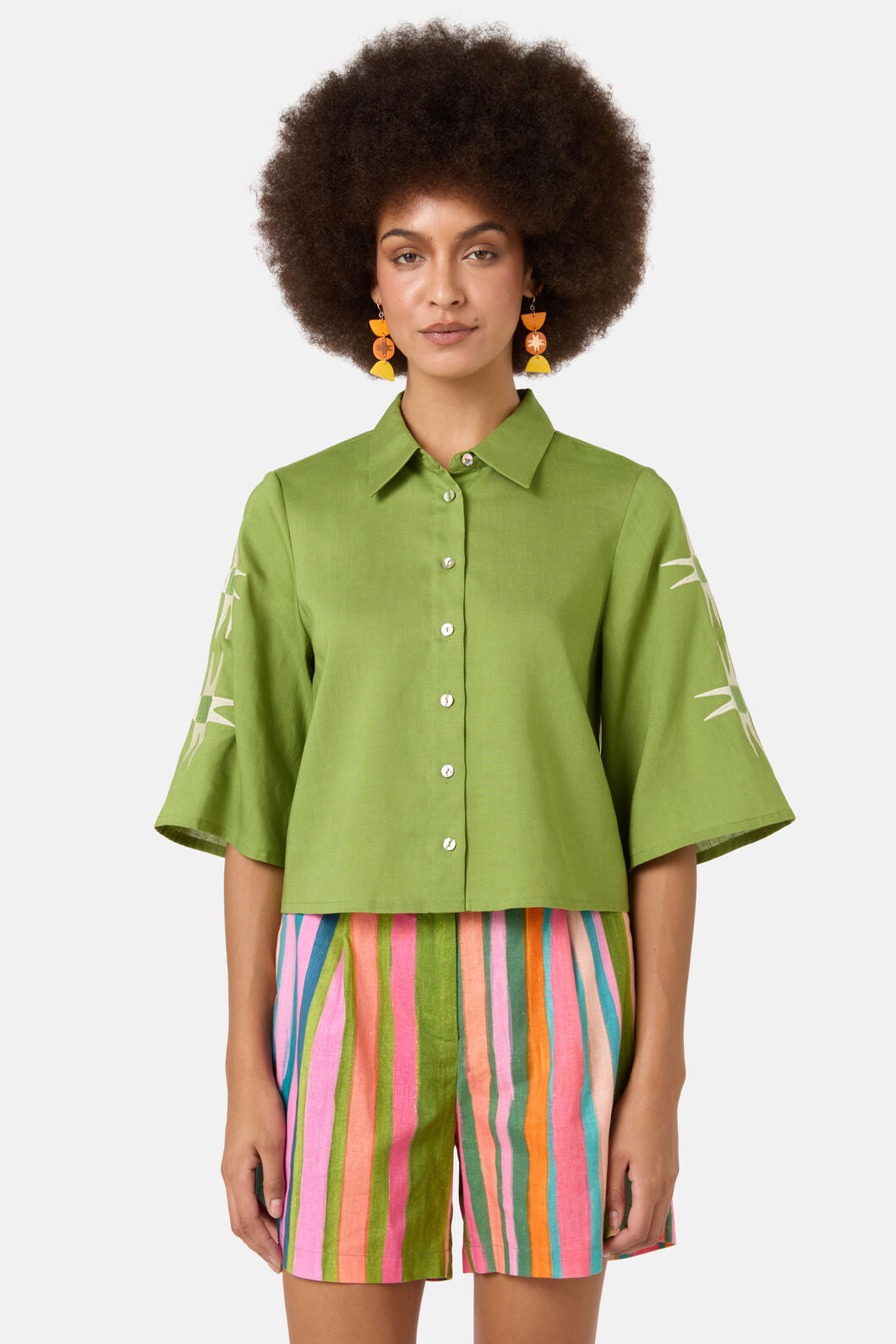 Gorman - Sunspill Embroidered Shirt - green