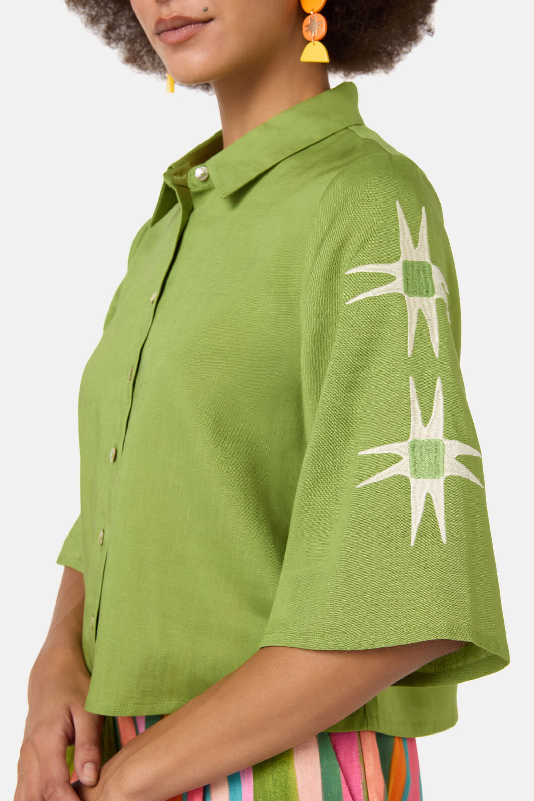 Gorman - Sunspill Embroidered Shirt - green