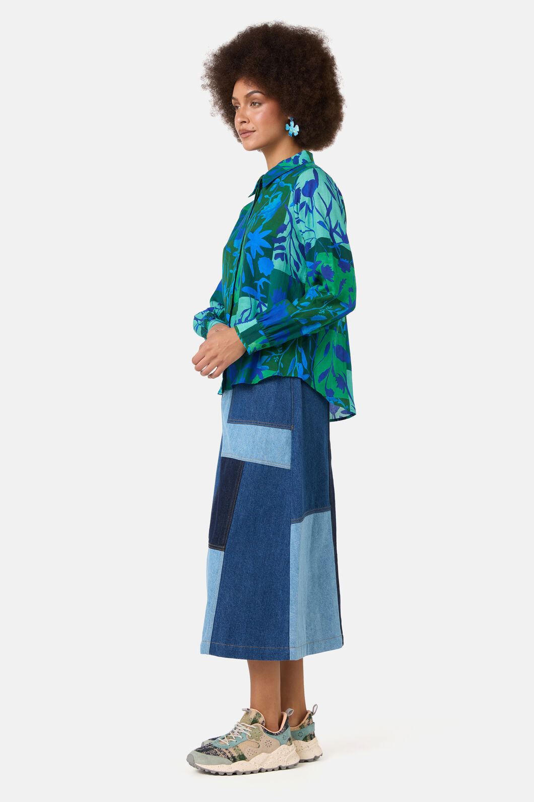 Gorman - Petal Patch Shirt - print
