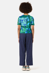Gorman - Petal Patch Rib Tee - print