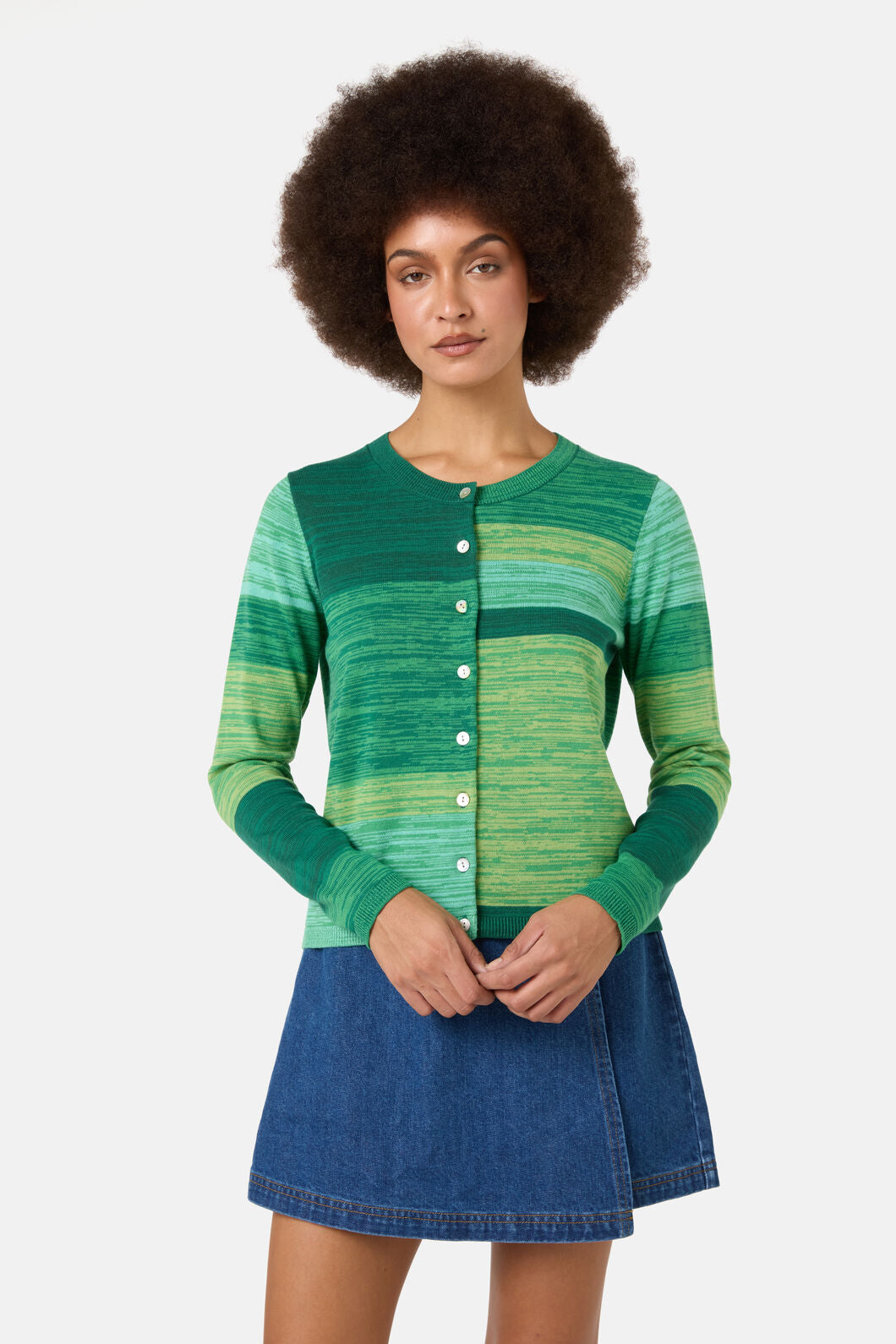 Gorman - Mirage Cotton Cardi - green