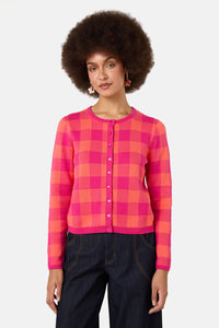 Gorman - Petal Patch Check Cardi - check