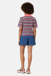 Gorman - Study In Stripes Knit Polo Top - stripe