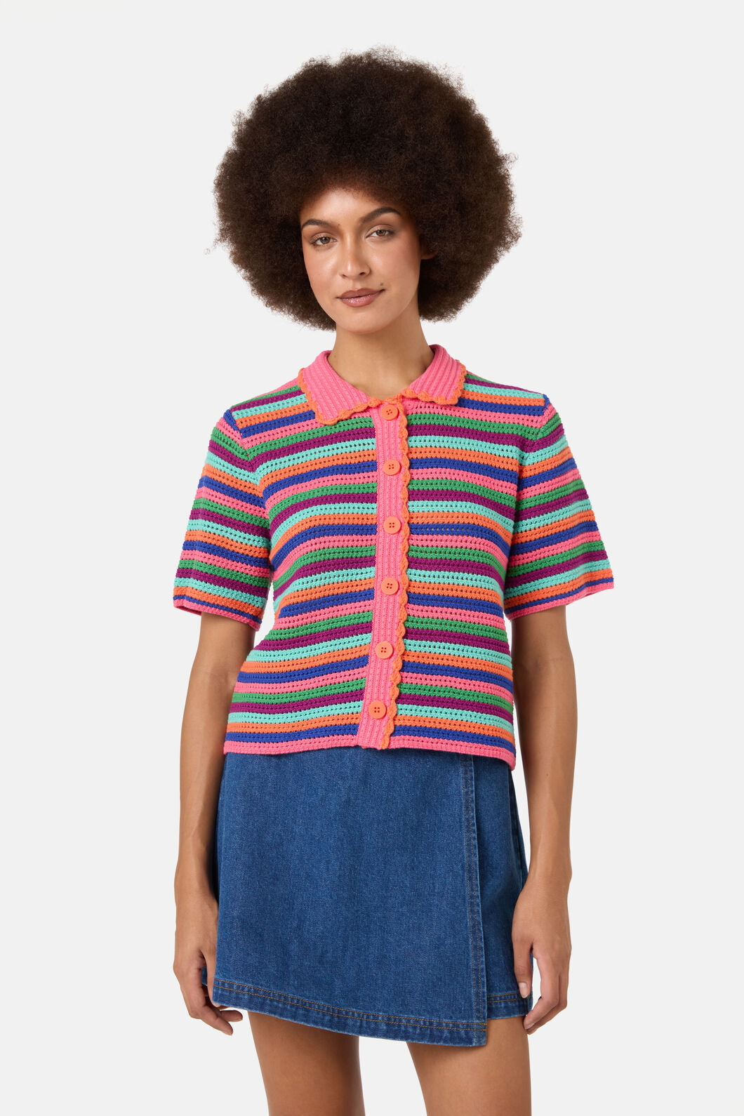 Gorman - Study In Stripes Knit Polo Top - stripe
