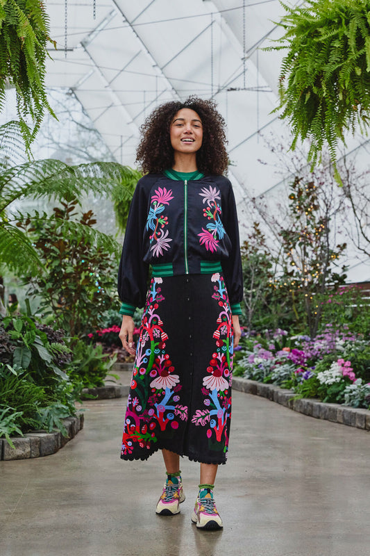 Gorman - Wild Garden Midi Skirt - print