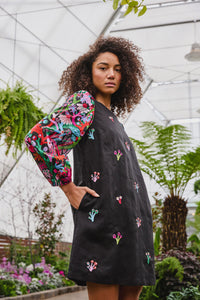 Gorman - Wild Garden Shift Dress - black
