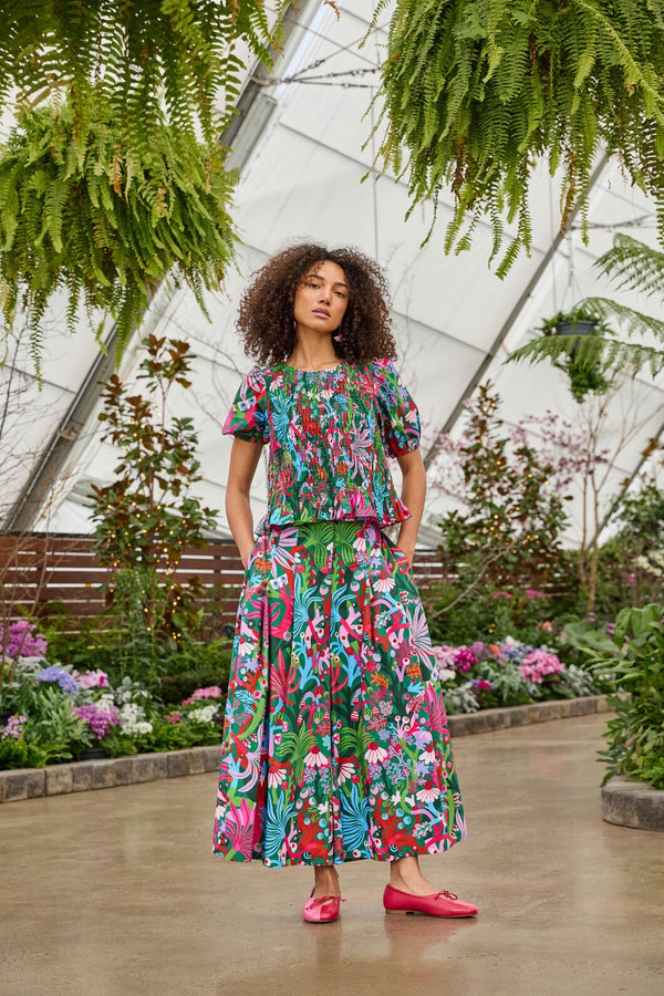 Gorman - Wild Garden Top - print