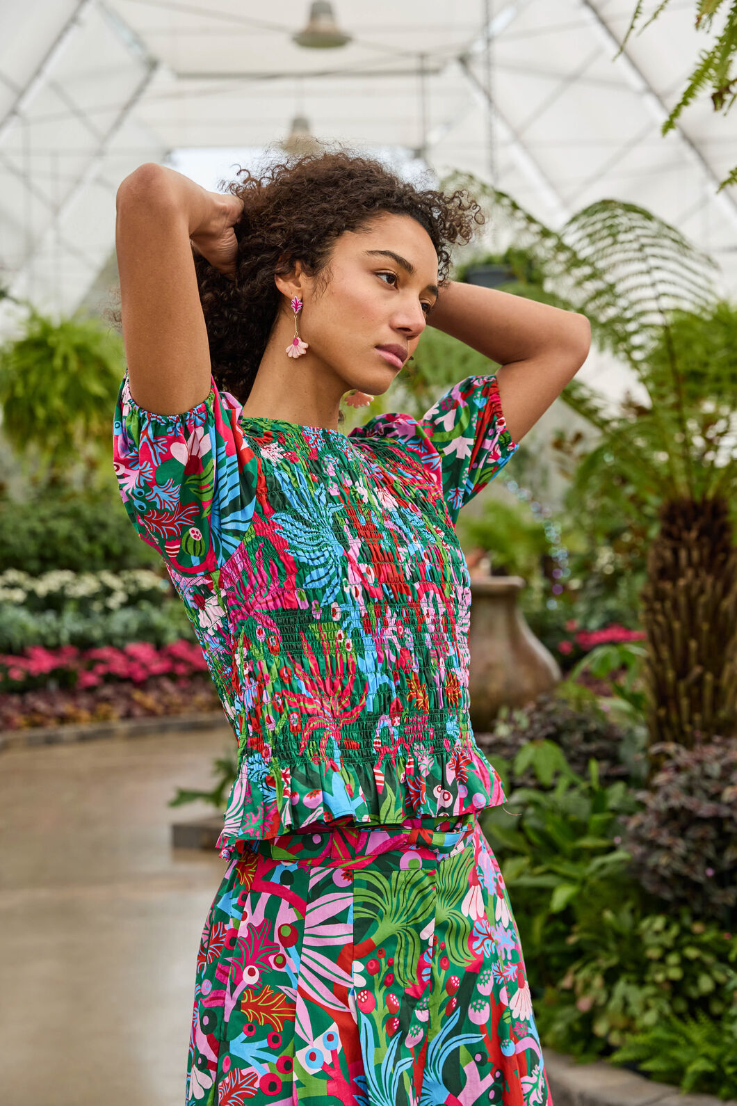 Gorman - Wild Garden Top - print