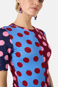Gorman - On The Dot Print Fitted Tee - print