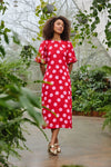 Gorman - On The Dot Party Dress - red