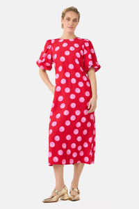 Gorman - On The Dot Party Dress - red