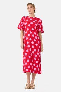Gorman - On The Dot Party Dress - red