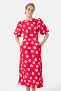 Gorman - On The Dot Party Dress - red