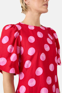 Gorman - On The Dot Party Dress - red