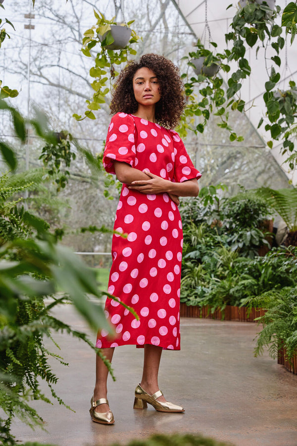 Gorman - On The Dot Party Dress - red