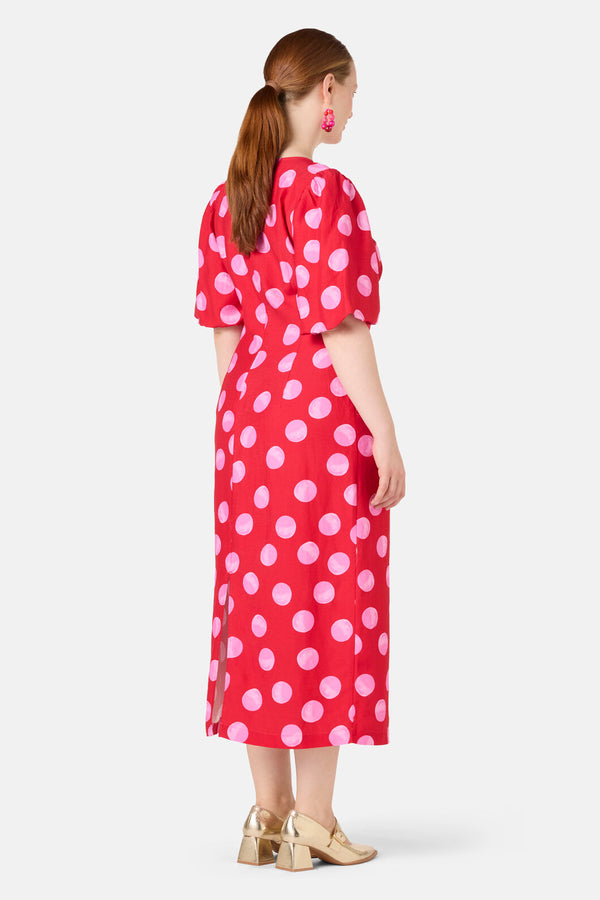 Gorman - On The Dot Party Dress - red
