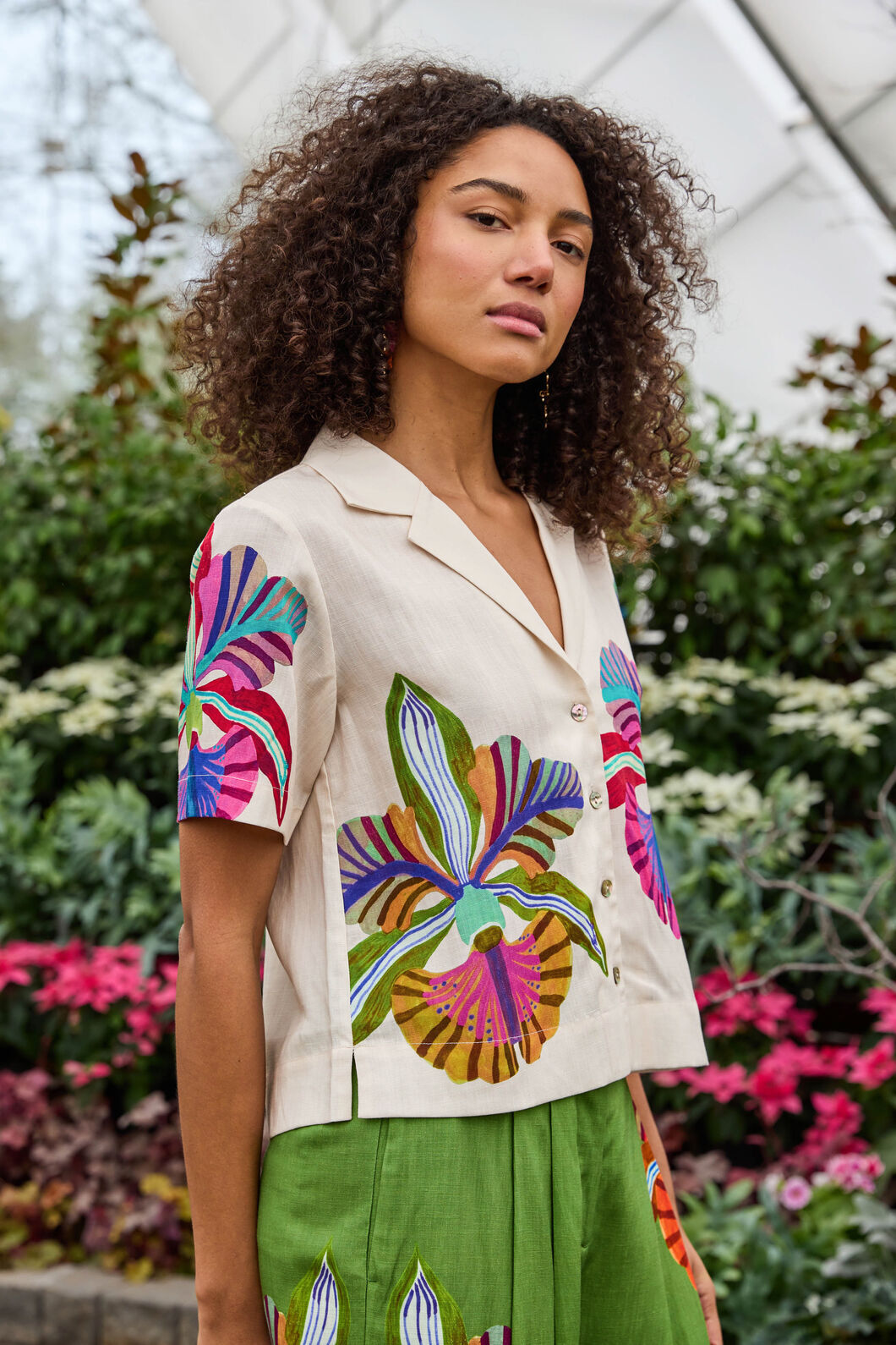 Gorman - Orchid Print Shirt - print