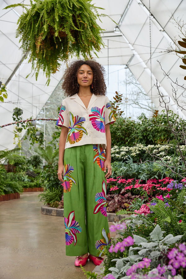 Gorman - Orchid Print Pant - print