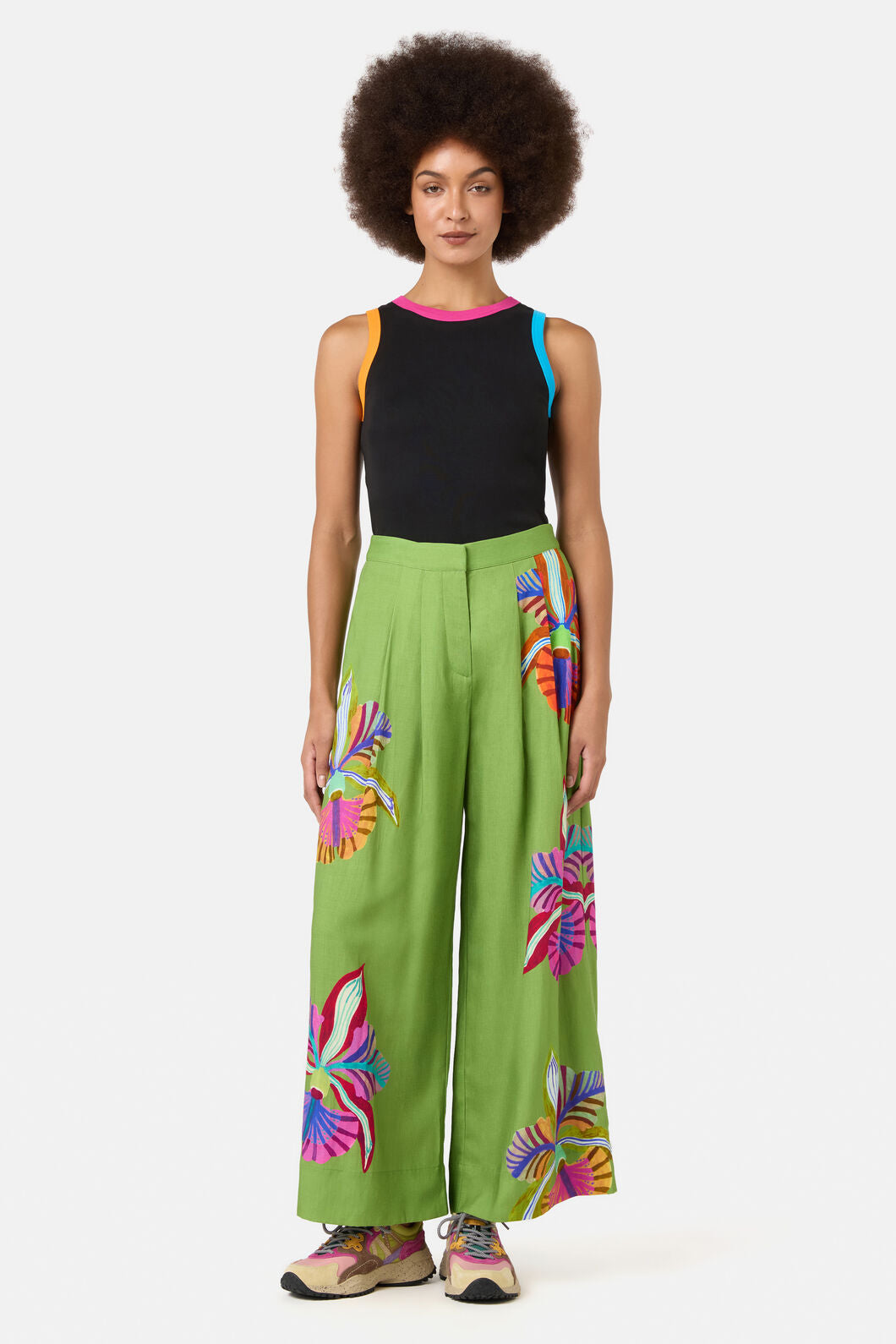 Gorman - Orchid Print Pant - print
