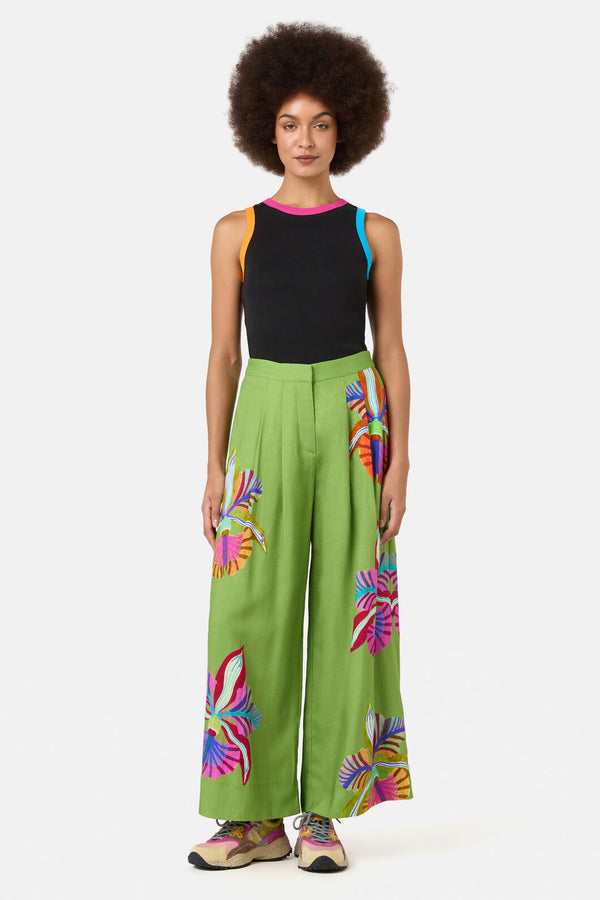 Gorman - Orchid Print Pant - print