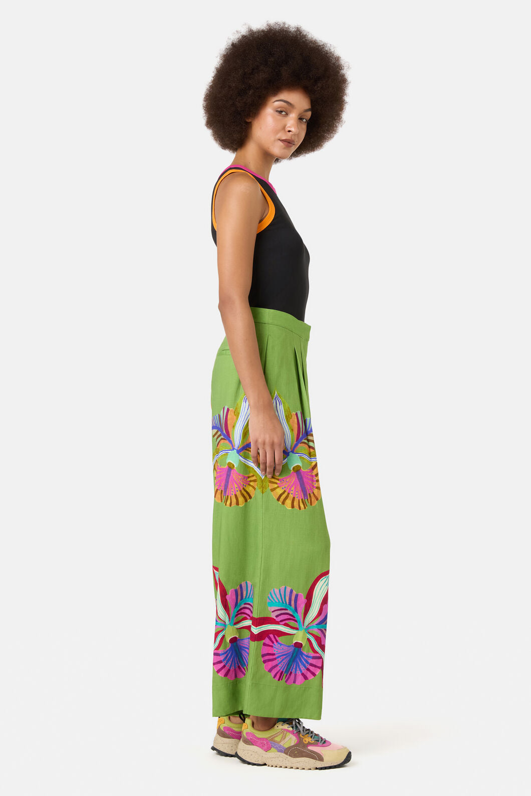 Gorman - Orchid Print Pant - print