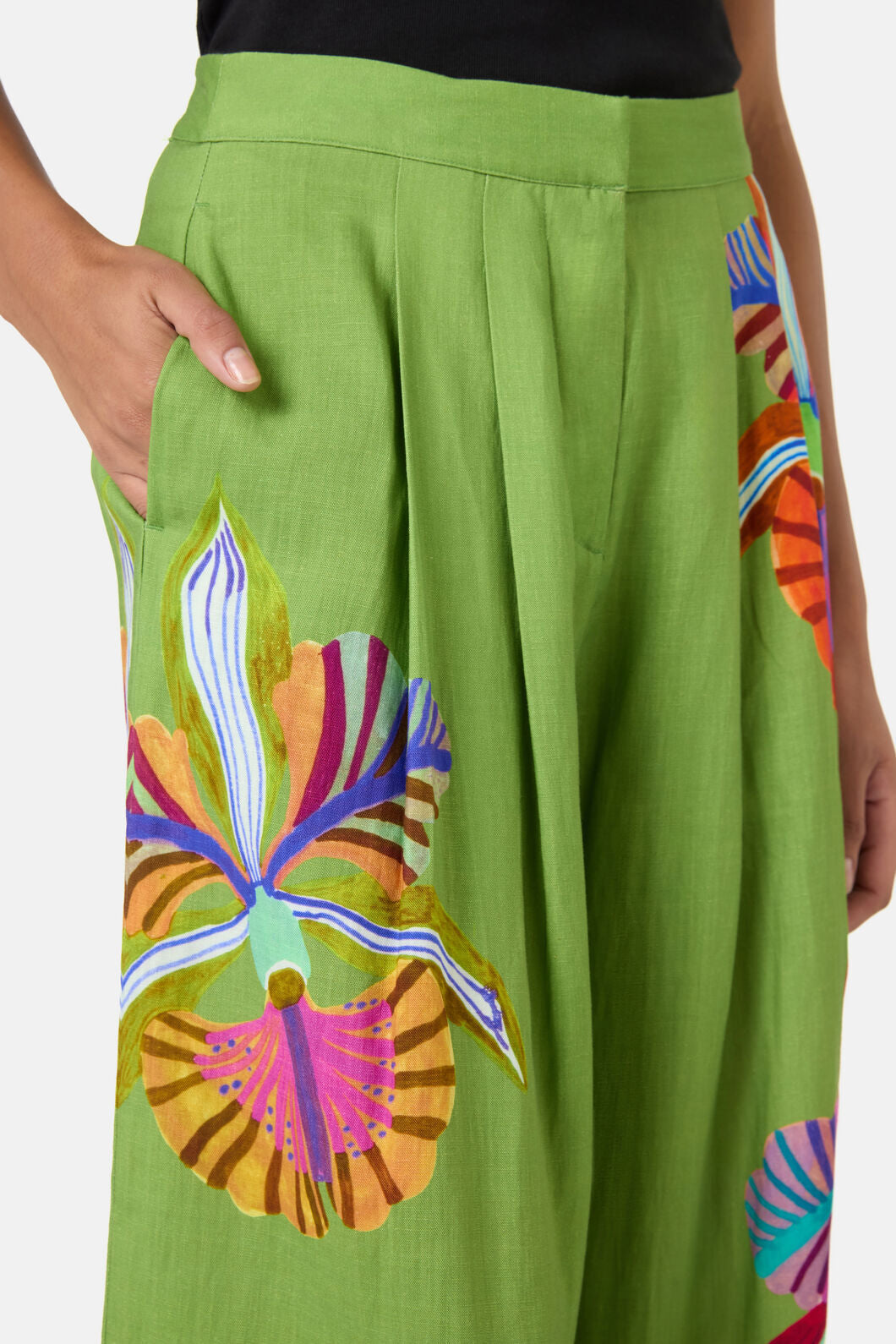 Gorman - Orchid Print Pant - print