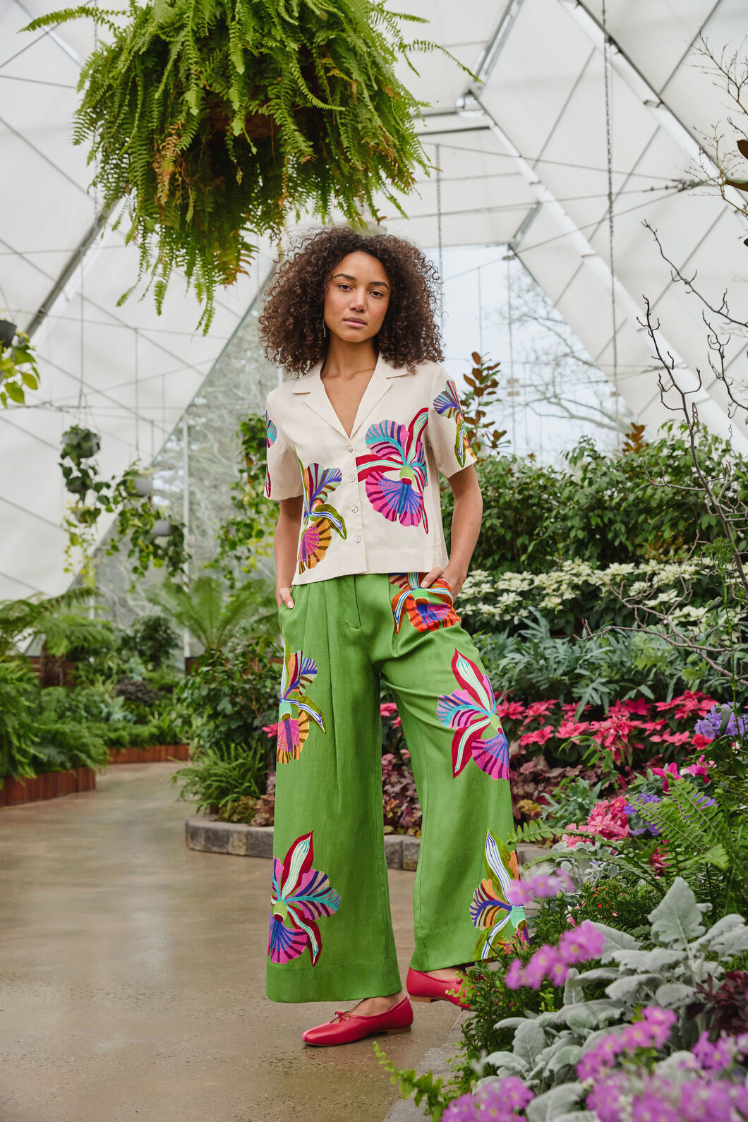 Gorman - Orchid Print Pant - print
