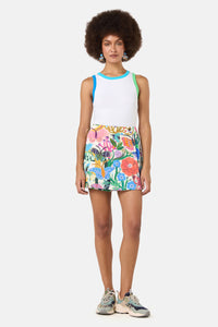 Gorman - Mariposa Denim Skort - print