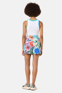 Gorman - Mariposa Denim Skort - print