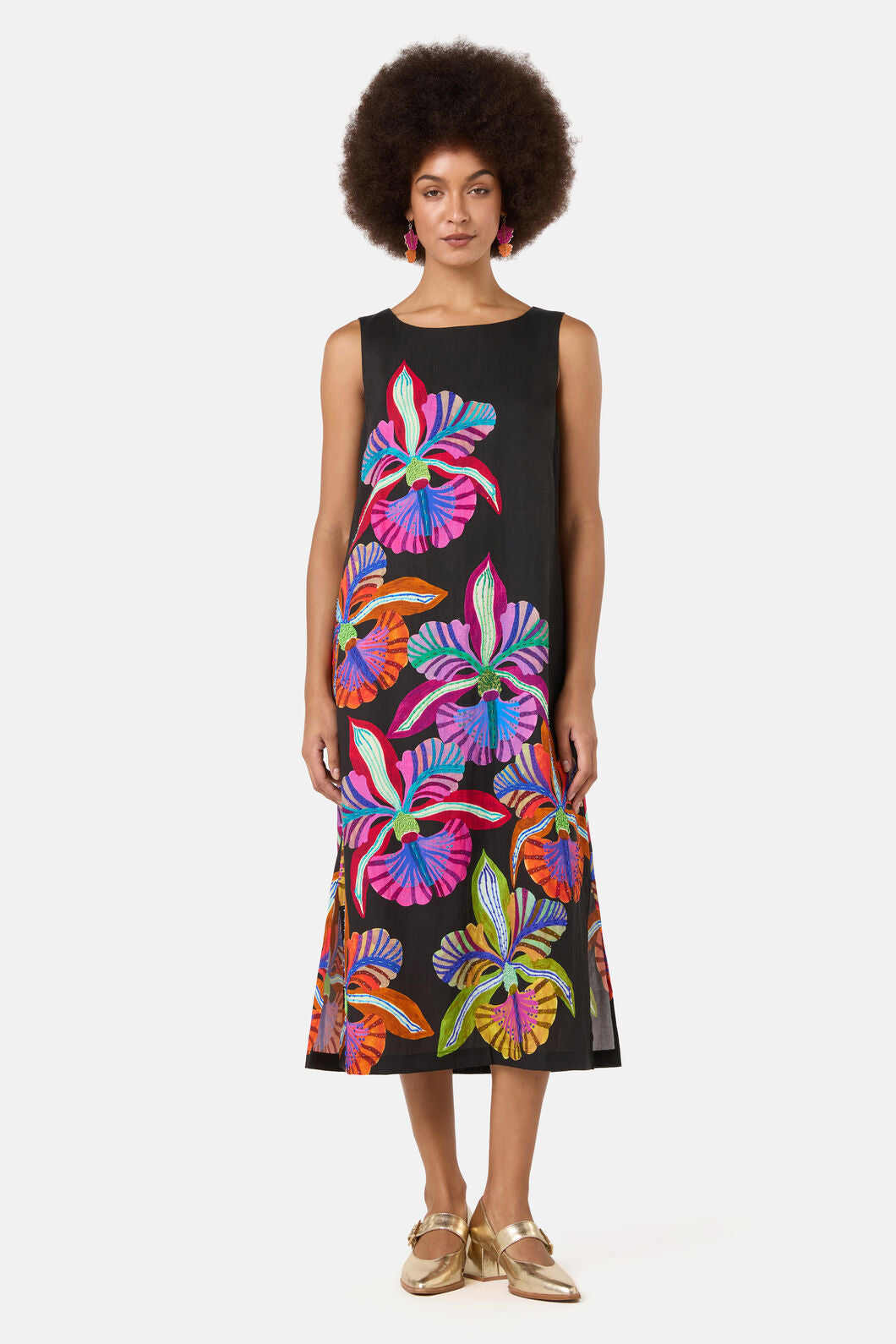 Gorman - Orchid Embroidered Midi Dress - print