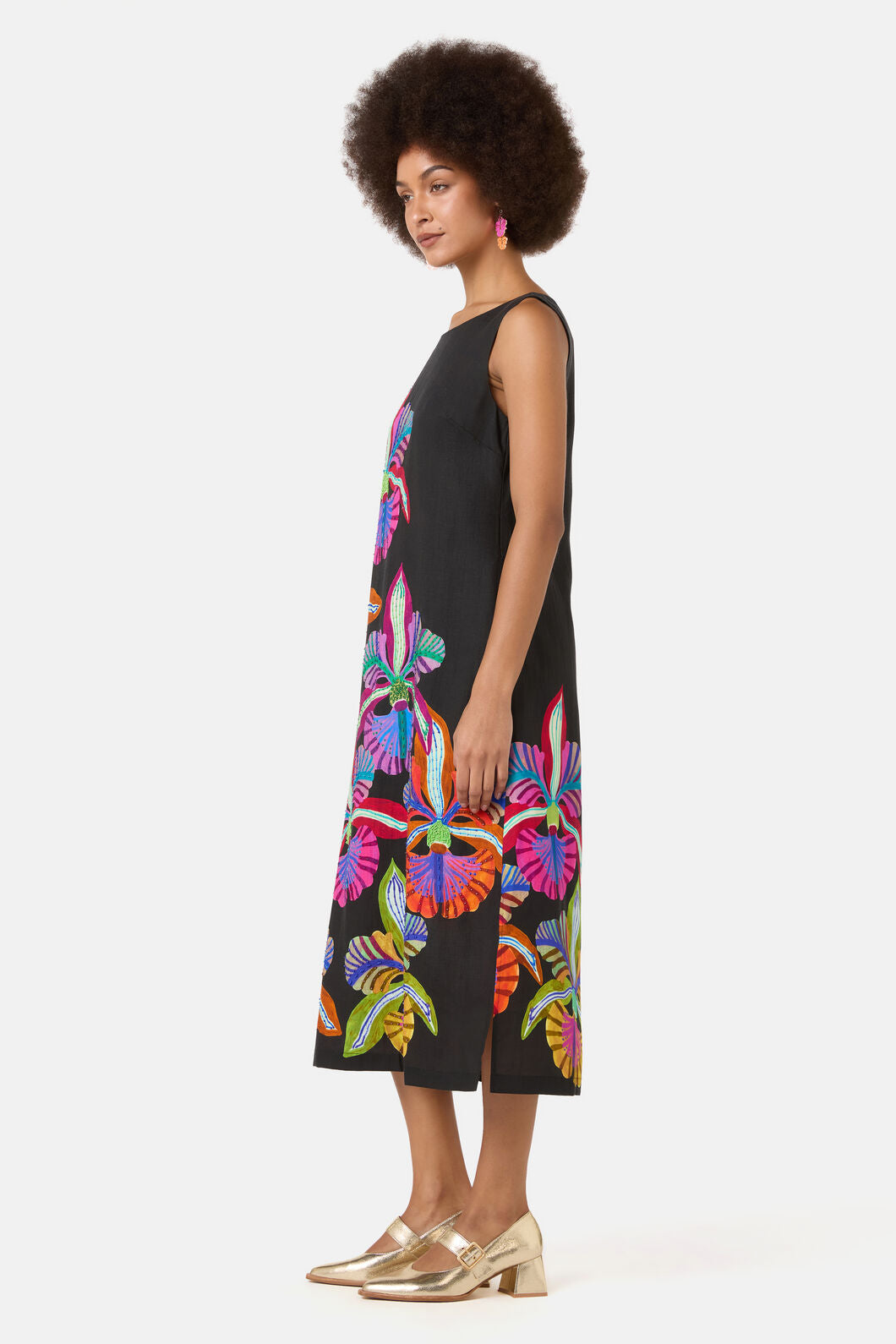 Gorman - Orchid Embroidered Midi Dress - print
