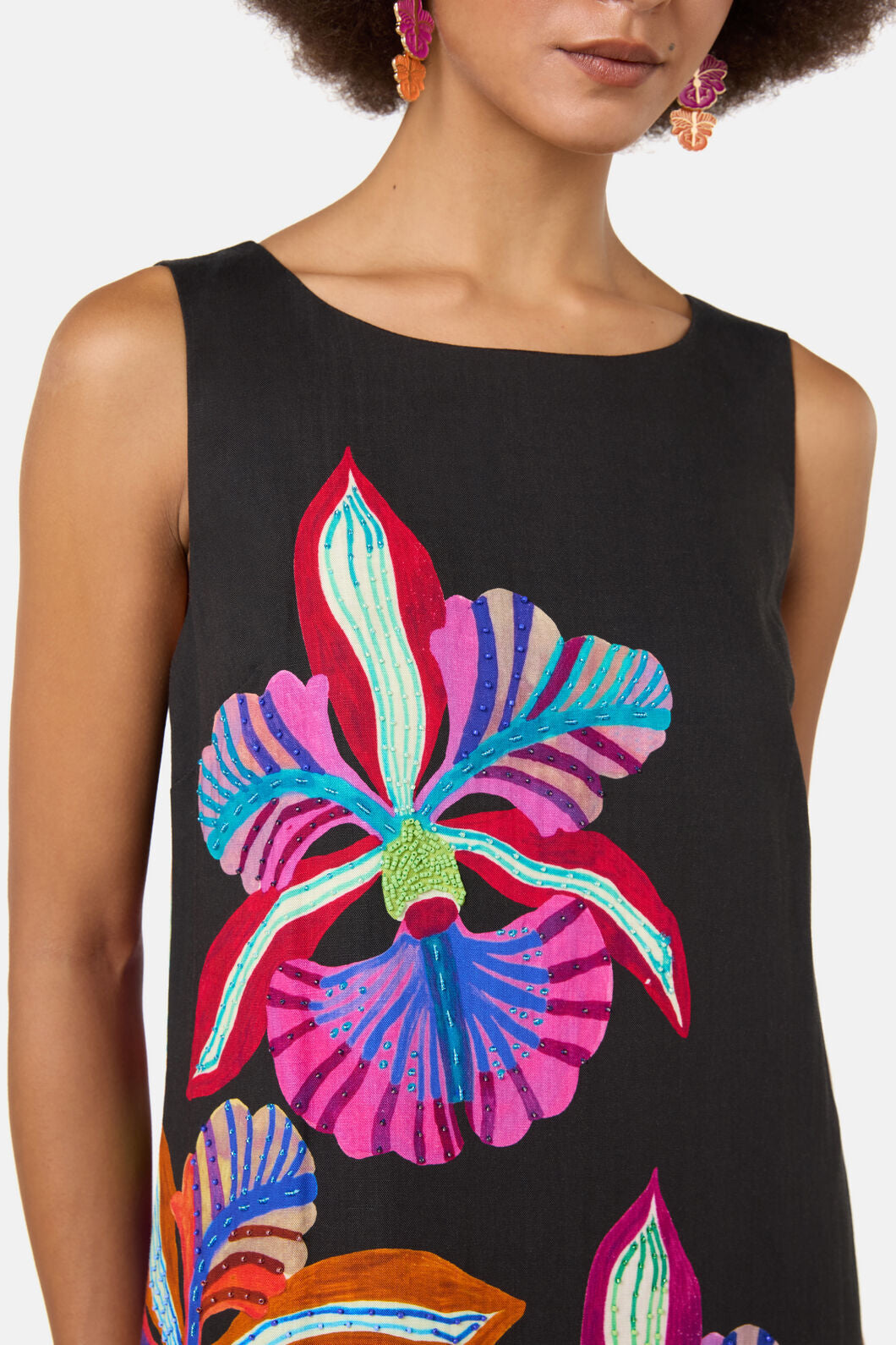 Gorman - Orchid Embroidered Midi Dress - print