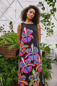 Gorman - Orchid Embroidered Midi Dress - print