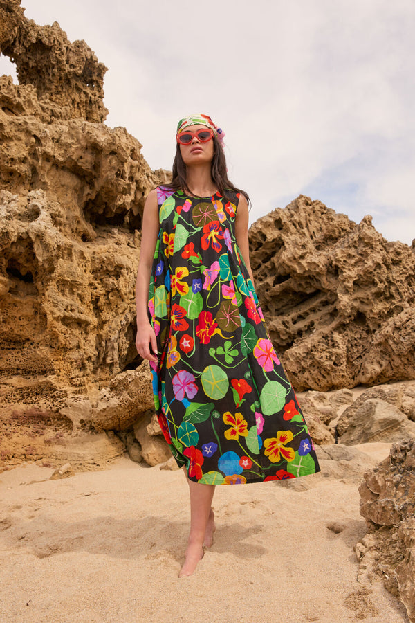 Gorman - Climbing Colour Maxi Bubble Dress - print