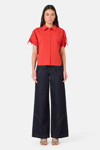 Gorman - Calliope Cotton Shirt - mandarin