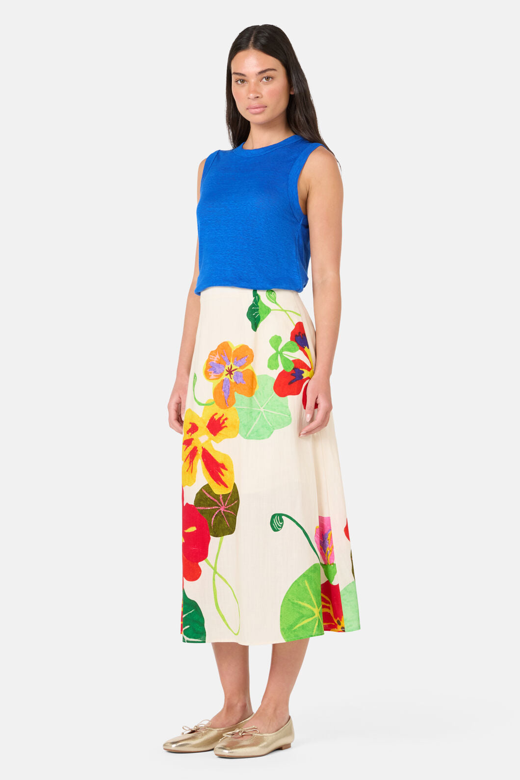 Gorman - Climbing Colour Midi Skirt - print